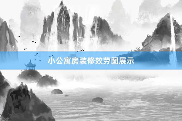 小公寓房装修效劳图展示